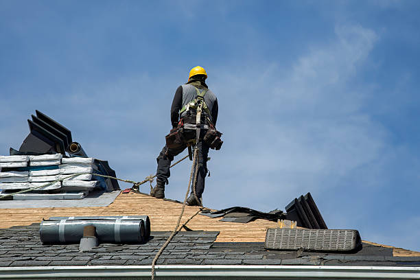 Professional Storm Damage Roof Repair technician working in Mount Hope, NJ